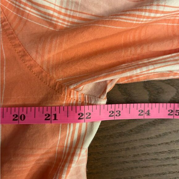 NWT Men’s Universal Threads coral plaid long sleeve size Large - Picture 8 of 9